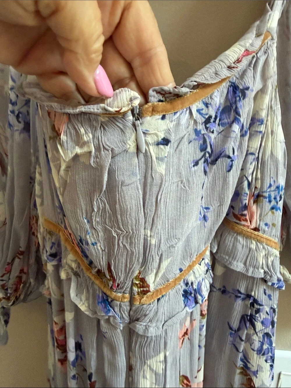 Free People Marney Floral Mini Dress NWT
